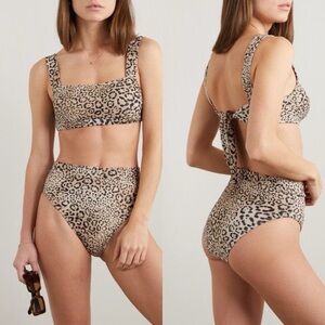 Faithfull The Brand Marta Leopard Print Bikini